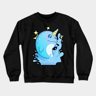 Adorable Narwhal The Unicorn Of The Sea Crewneck Sweatshirt